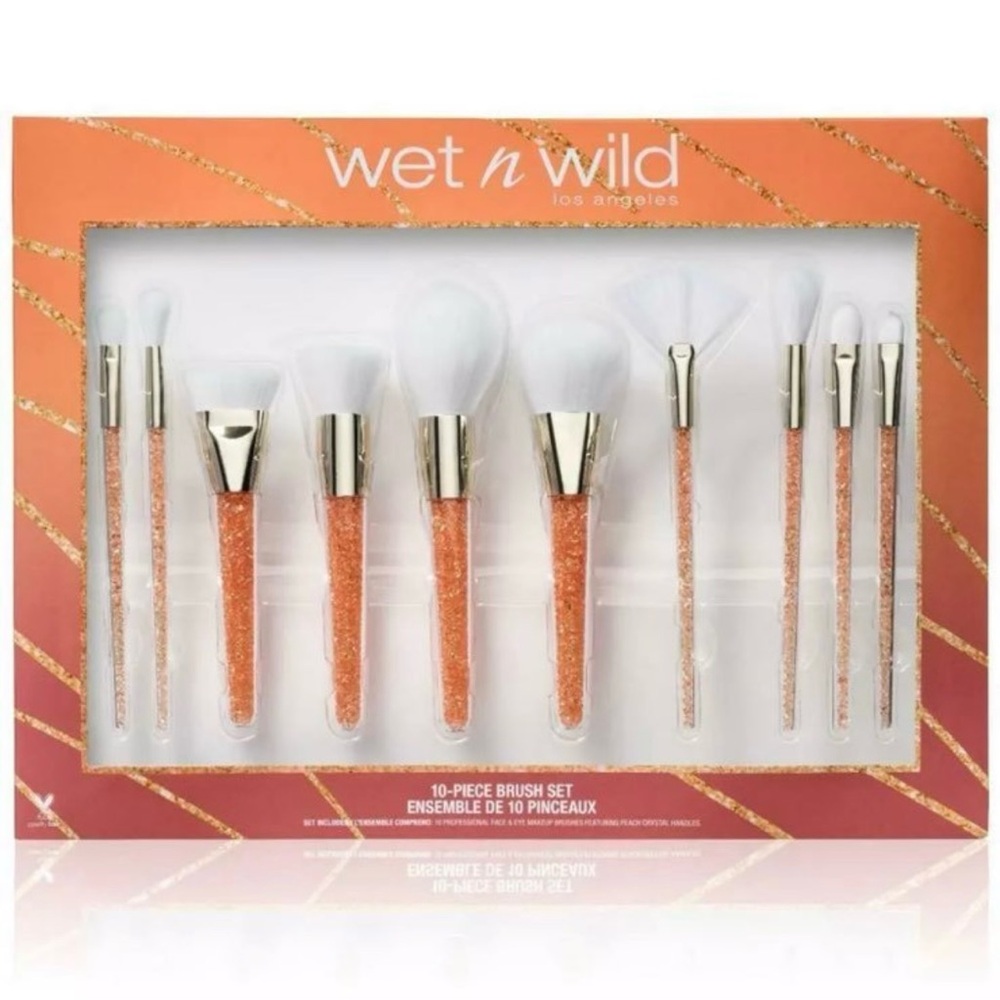 Wet N Wild Pro Brush Collection Set 10 piece Holiday Limited Edition